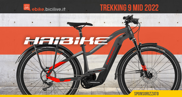 La nuova bici elettrica Haibike Trekking 9 Mid 2022