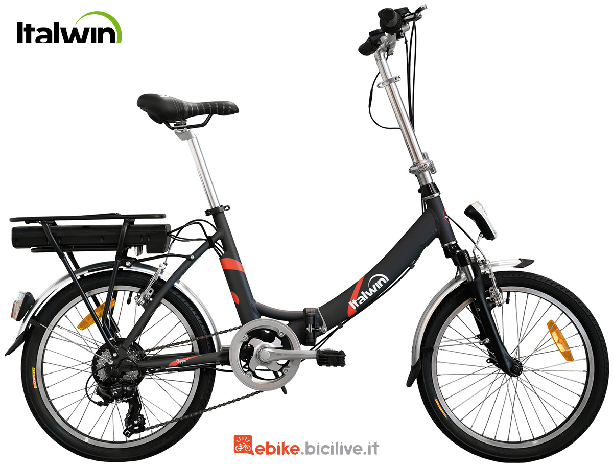 La nuova bici elettrica pieghevole Italwin Flipper3 2022