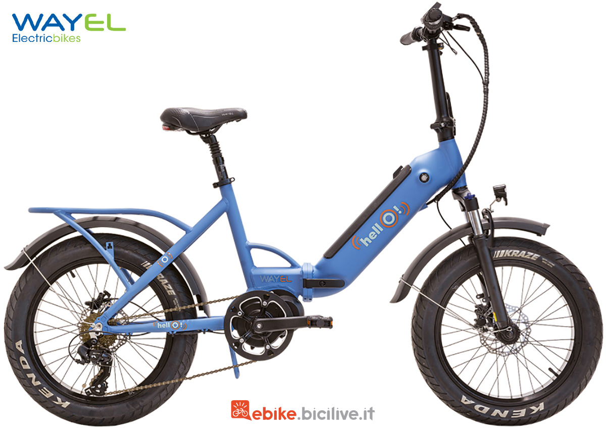 La nuova bici a pedalata assistita pieghevole Wayel Hello! 2022