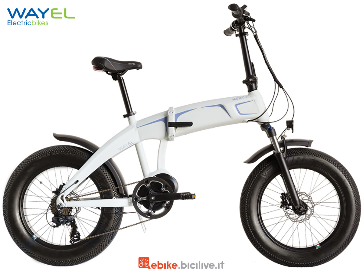 La nuova bici elettrica pieghevole Wayel Next Plus 2022