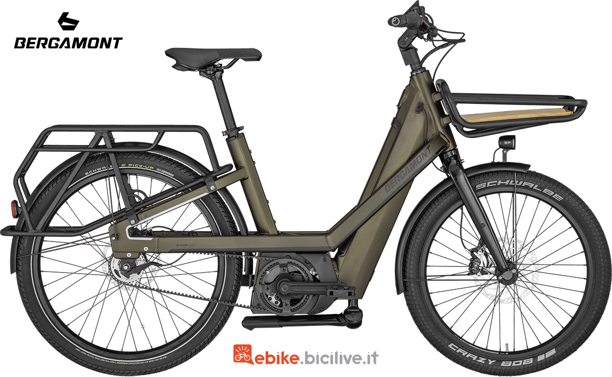 La nuova e-bike cargo Bergamont E-Cargoville Bakery Elite 2022