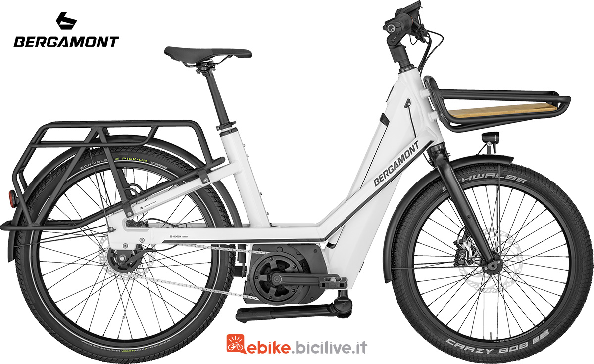 La nuova bici elettrica cargo Bergamont E-Cargoville Bakery Expert 2022