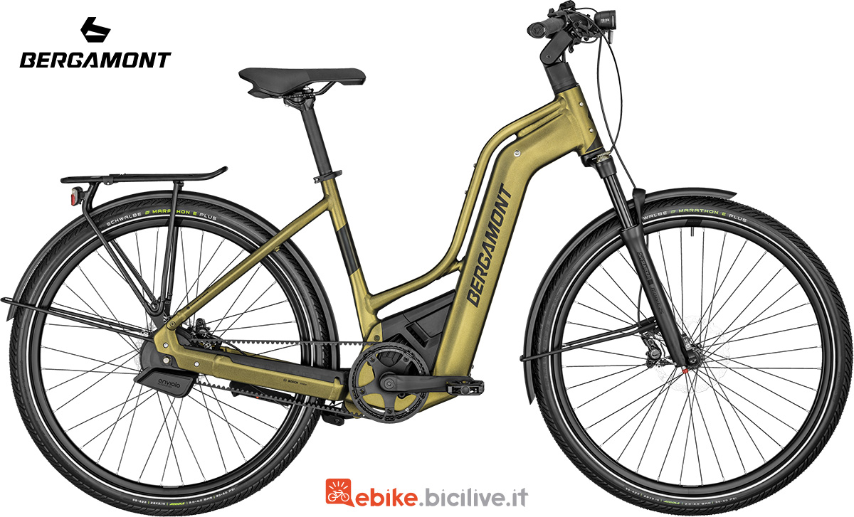 La nuova bicicletta elettrica da trekking Bergamont E Horizon Premium Pro Belt Amsterdam 2022
