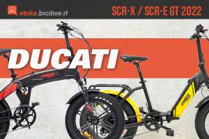 Le nuove ebike pieghevoli Ducati SCR-E GT e SCR-X 2022
