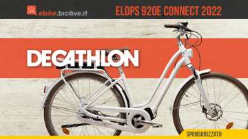 La nuova bici elettrica urbana Decathlon Elops 920E Connect 2022