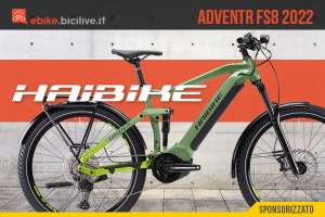 La nuova bicicletta elettrica da trekking Haibike Adventr FS 8 2022