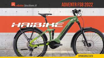 La nuova bicicletta elettrica da trekking Haibike Adventr FS 8 2022