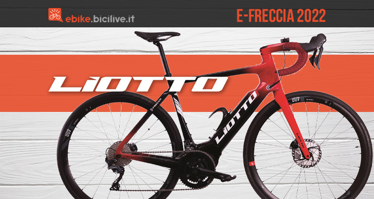 La nuova bici elettrica da corsa Liotto E-Freccia 2022