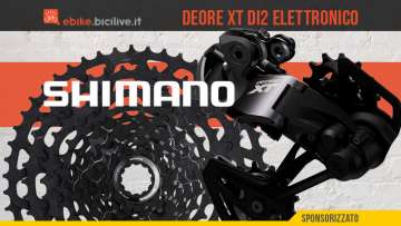 La nuova gamma di trasmissioni Shimano Deore XT Di2 con cambiata elettronica