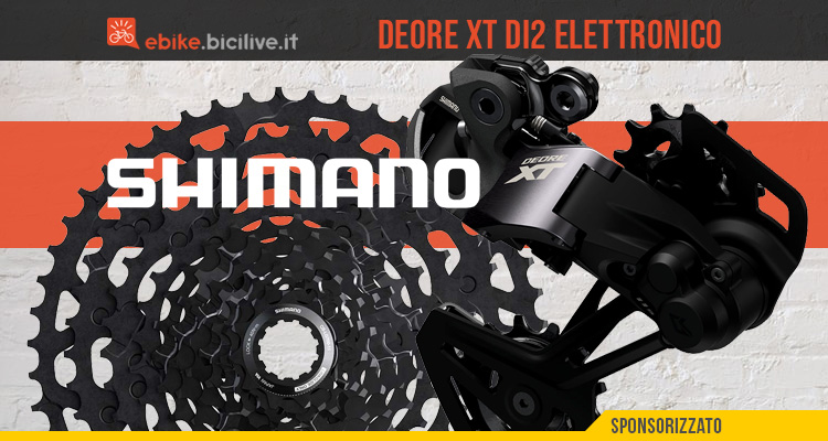 La nuova gamma di trasmissioni Shimano Deore XT Di2 con cambiata elettronica