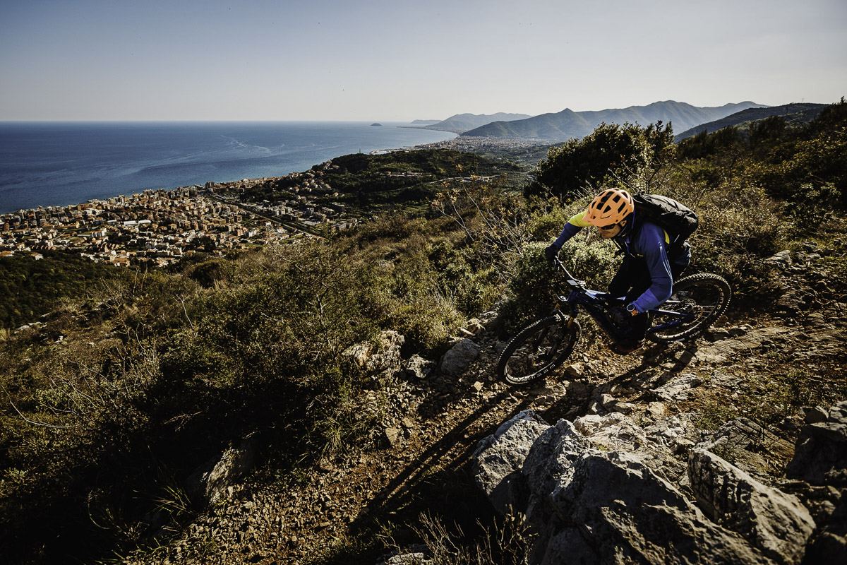 Foto di Claudio Riotti nel test della mountain bike elettrica Flyer Uproc X 2022