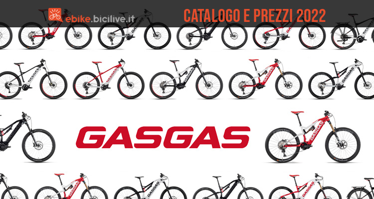 GasGas ebike 2022: catalogo e listino prezzi bici elettriche