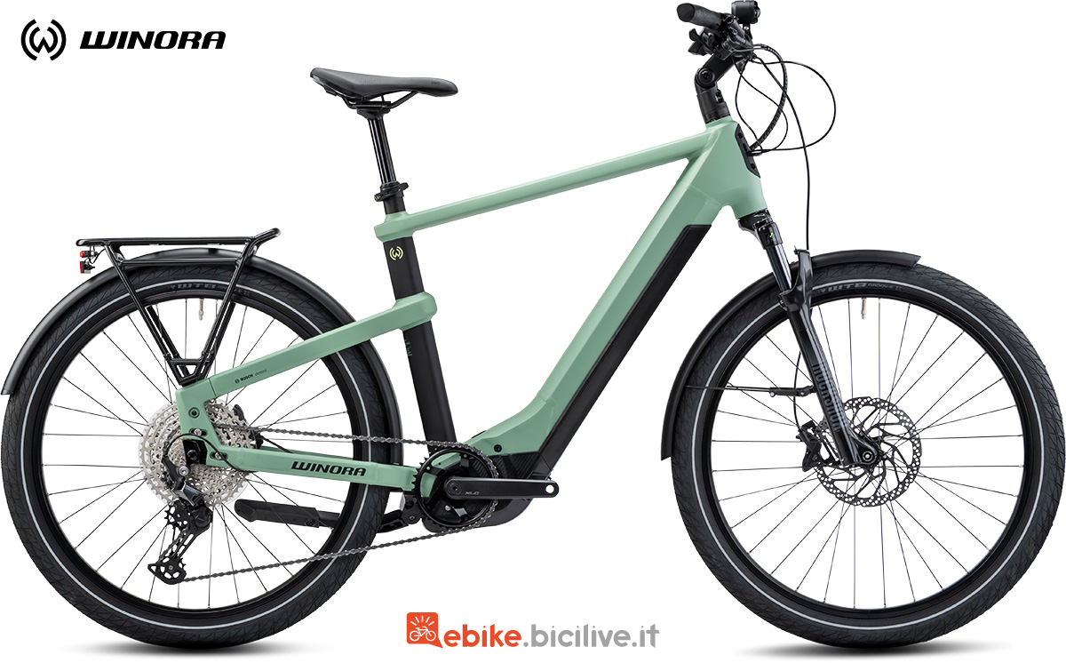 La nuova e-bike da città Winora Yakun 12 Herren 2022