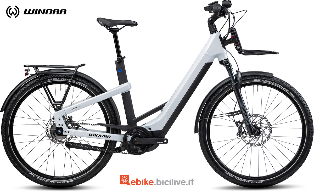 La nuova bici elettrica da città Winora Yakun R5 Pro Wave 2022