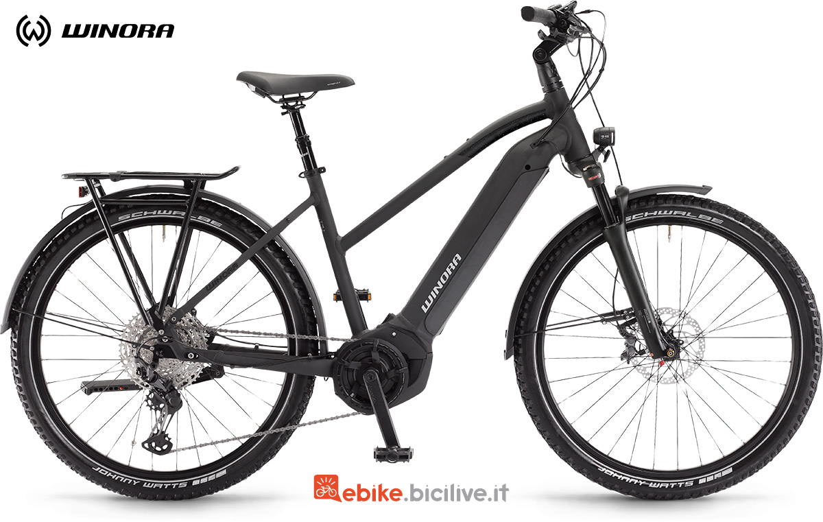 La nuova bicicletta elettrica da trekking Winora Yucatan 12 Pro Damen 2022
