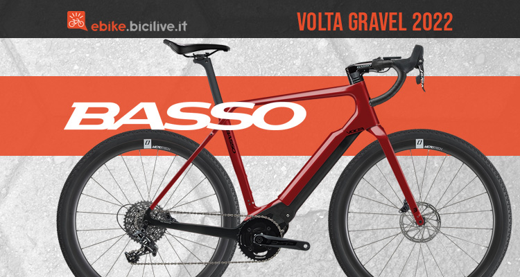 Basso Volta Gravel: bici elettrica gravel con telaio in carbonio