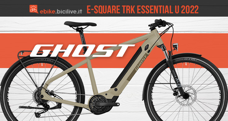 La nuova bici elettrica da trekking Ghost E-Square Trekking Essential U 2022
