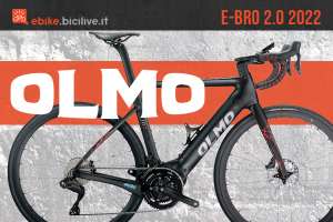 Bici elettrica da strada con motore Polini Olmo E-Bro 2.0 2022