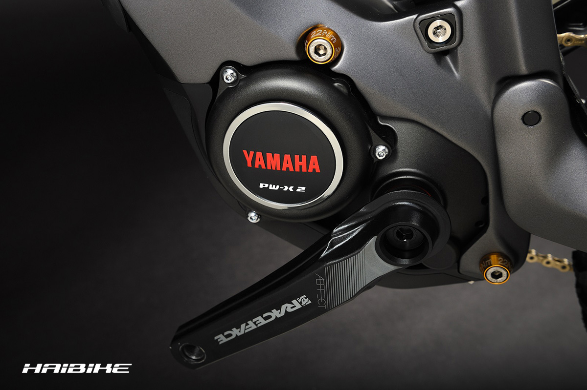 Uno dei motori Yamaha montati sulle nuove emtb Haibike 2022