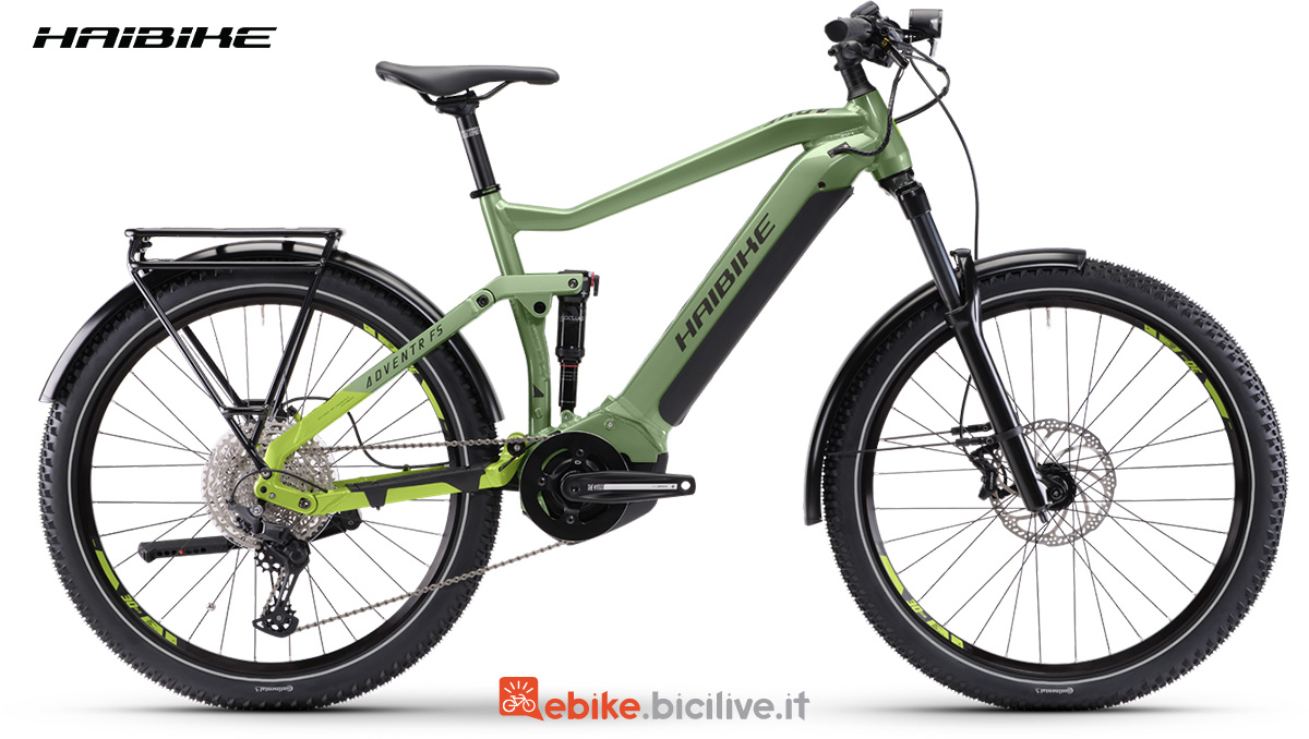 La nuova bici elettrica da trekking Haibike Adventr FS 8 2022