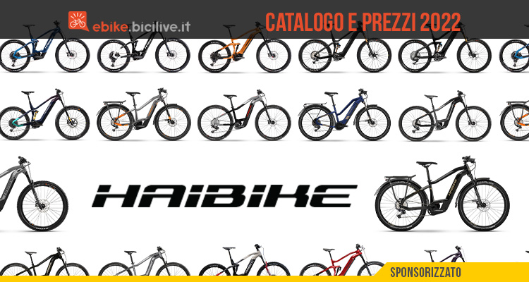 Il catalogo e i prezzi delle nuove bici elettriche Haibike 2022