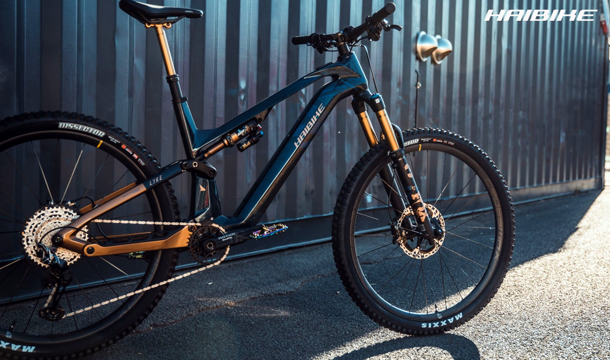 Una ebike full suspended Haibike Lyke 2023