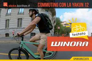 Il test di BiciLive della nuova bici elettrica per gli spostamenti urbani Winora Yakun 12 2022