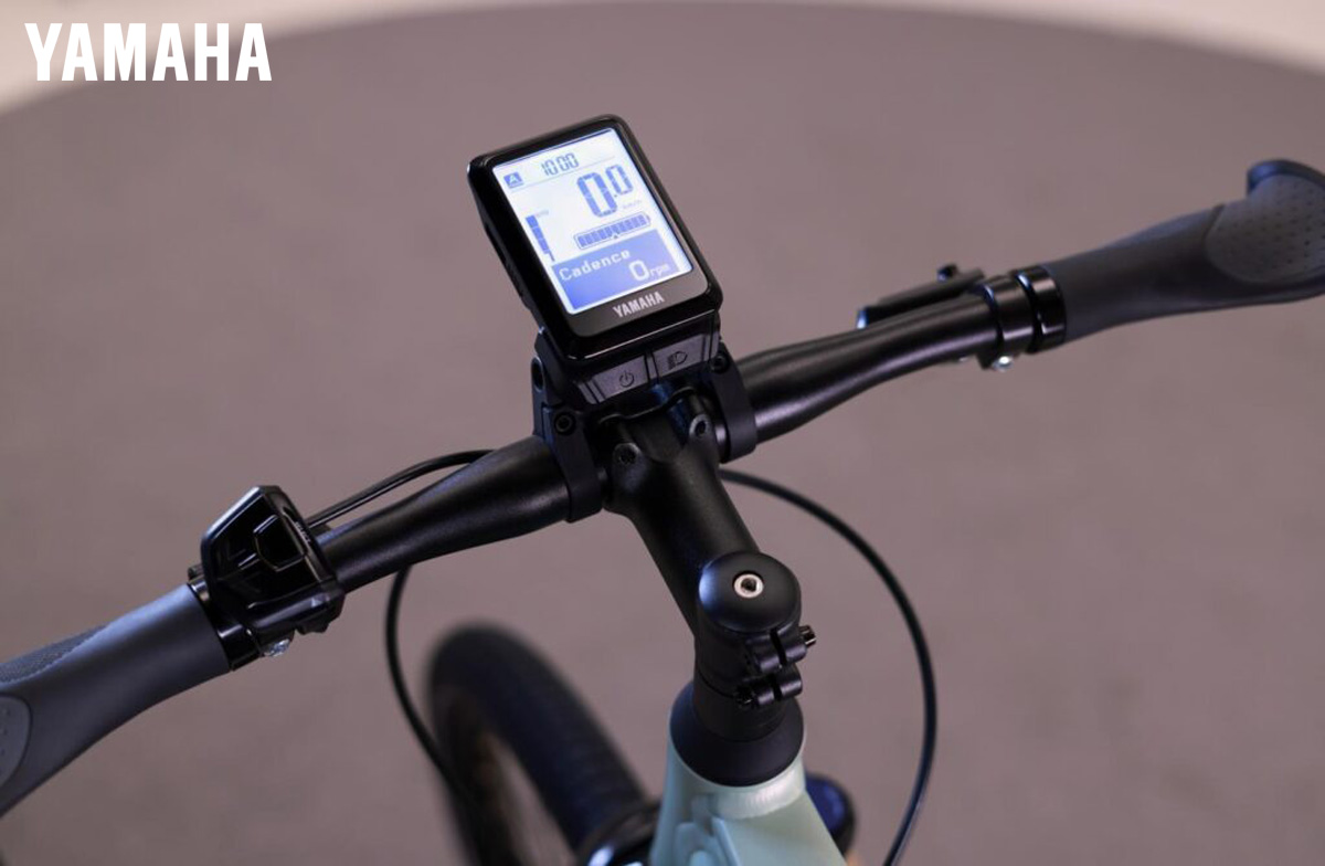 Yamaha Display B e controllo installati su una bici elettrica