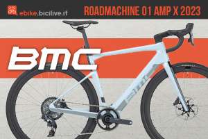La nuova bici elettrica da corsa BMC Roadmachine 01 AMP X 2023