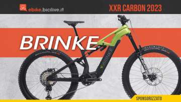 La nuova mountainbike elettrica Brinke XXR Carbon 2023