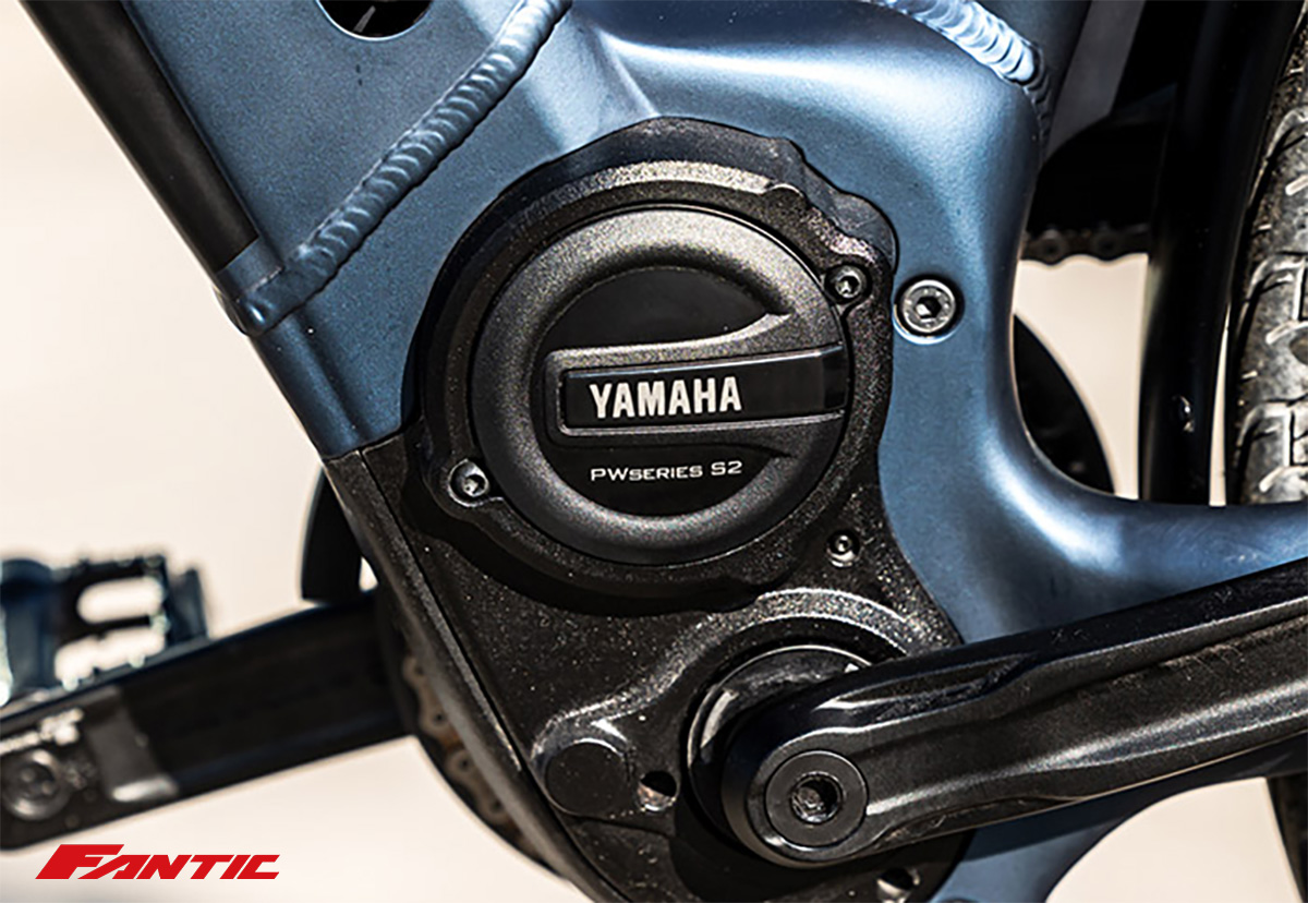 Dettaglio del motore elettrico Yamaha PW2 montato sulle nuove bici elettriche Fantic Living 2023