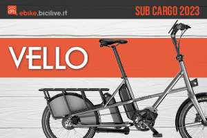 La nuova ebike cargo Vello SUB Cargo 2023