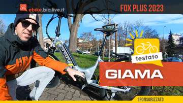 Il test della nuova bicicletta elettrica Giama Fox Plus 2023