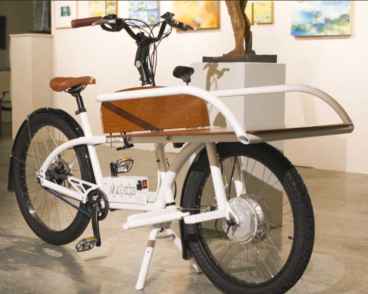 Una cargo bike elettrica