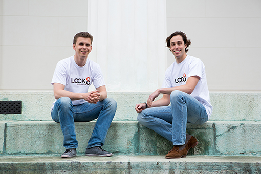 Gli ideatori di Lock8 Franz Salzmann e Daniel Zajarias-Fainsod