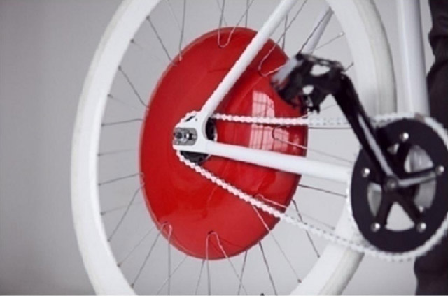 Una foto della Ducati e-Wheel