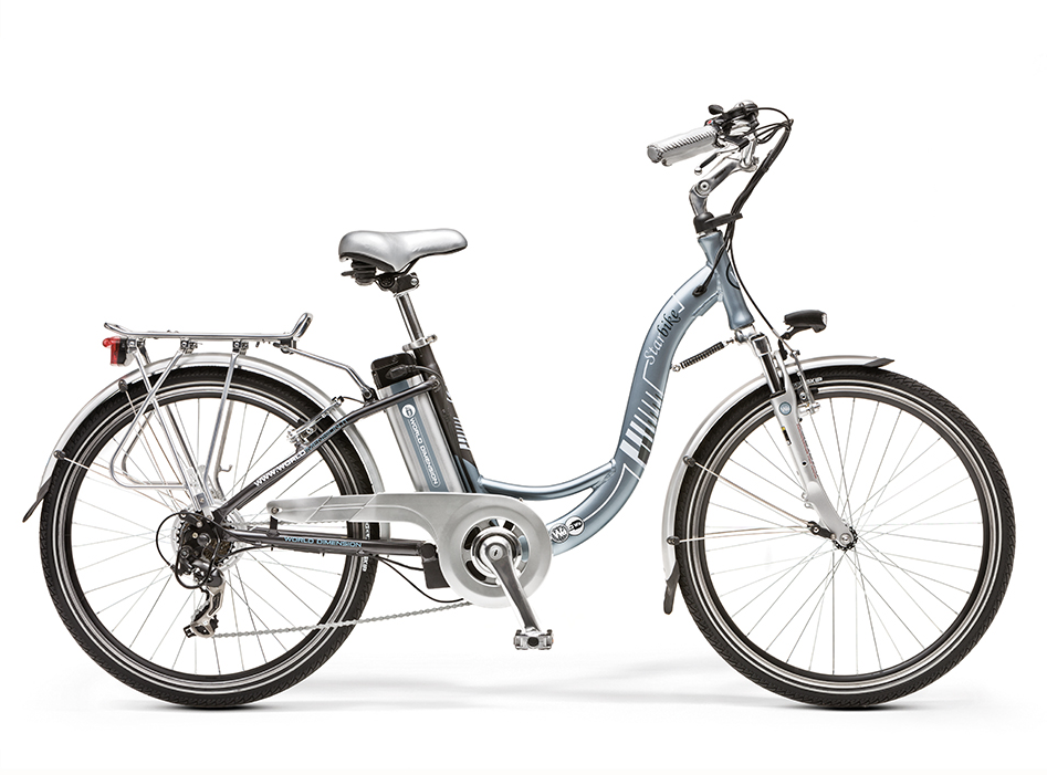 La foto di una bicicletta elettrica modello Starbike della World Dimension